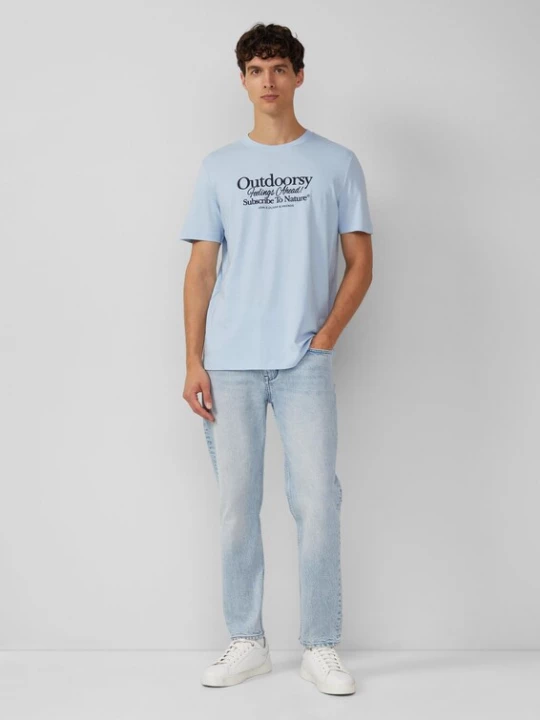 Foto van product .Oliver Shirt lichtblauw / zwart s.Oliver