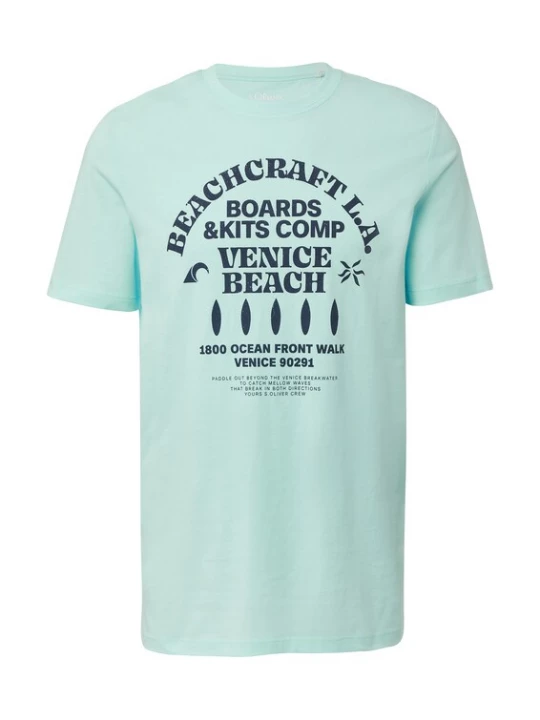 Foto van product .Oliver Shirt marine / turquoise s.Oliver