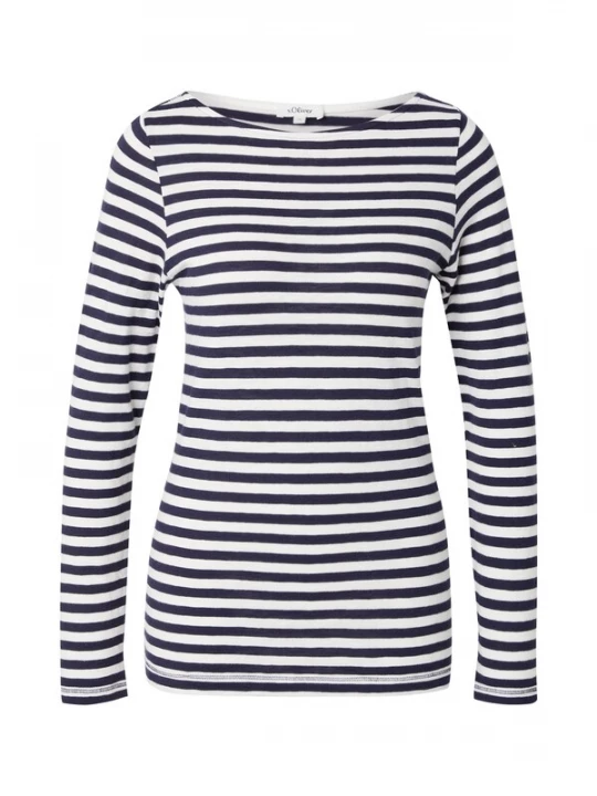 Foto van product .Oliver Shirt marine / wit s.Oliver