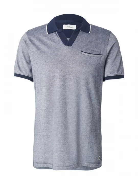 Foto van product .Oliver Shirt marine / wit s.Oliver