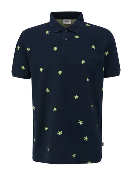 Foto van product .Oliver Shirt navy / lichtgroen s.Oliver