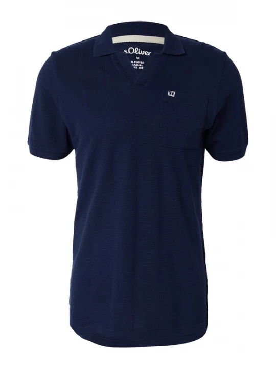 Foto van product .Oliver Shirt navy / wit s.Oliver