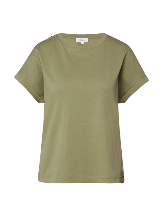 Foto van product .Oliver Shirt olijfgroen s.Oliver