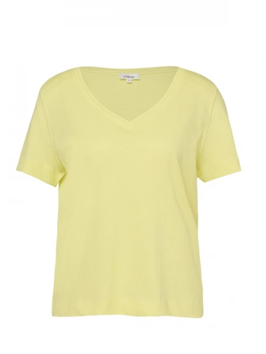 Foto van product s.Oliver Shirt 's.Oliver - Dames t-shirt' groen