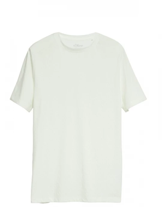 Foto van product .Oliver Shirt '.Oliver - Heren t-shirt' wit s.Oliver