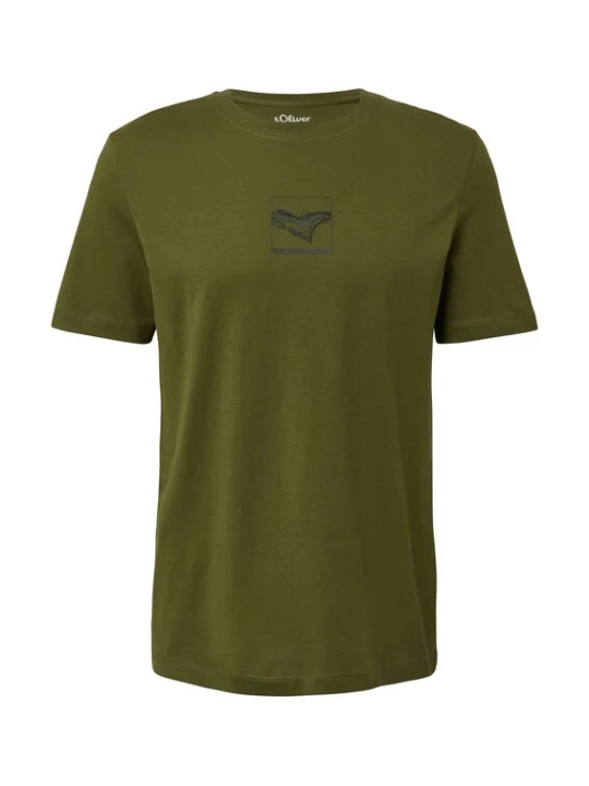 Foto van product .Oliver Shirt opaal / olijfgroen s.Oliver
