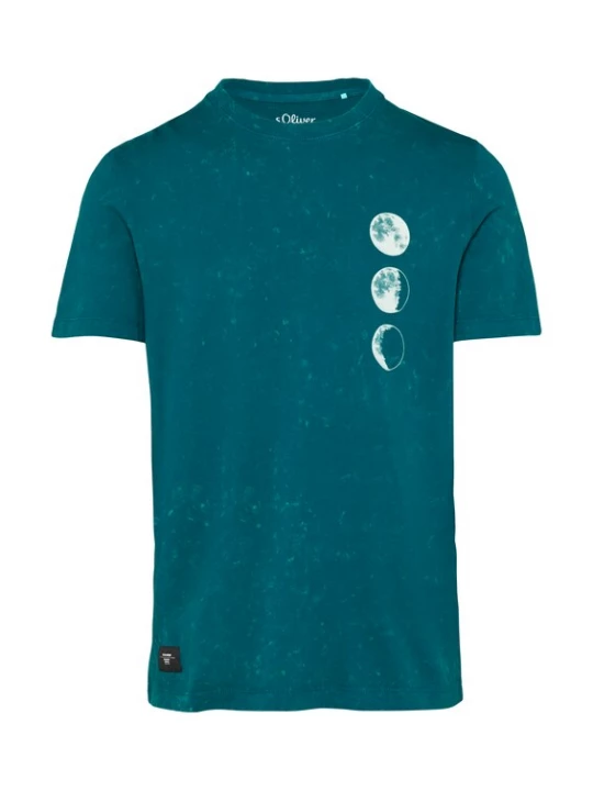 Foto van product .Oliver Shirt petrol / wit s.Oliver