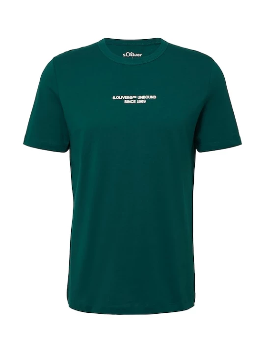 Foto van product .Oliver Shirt smaragd / wit s.Oliver