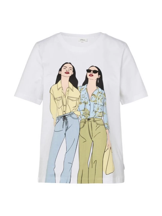 Foto van product .Oliver Shirt wit s.Oliver