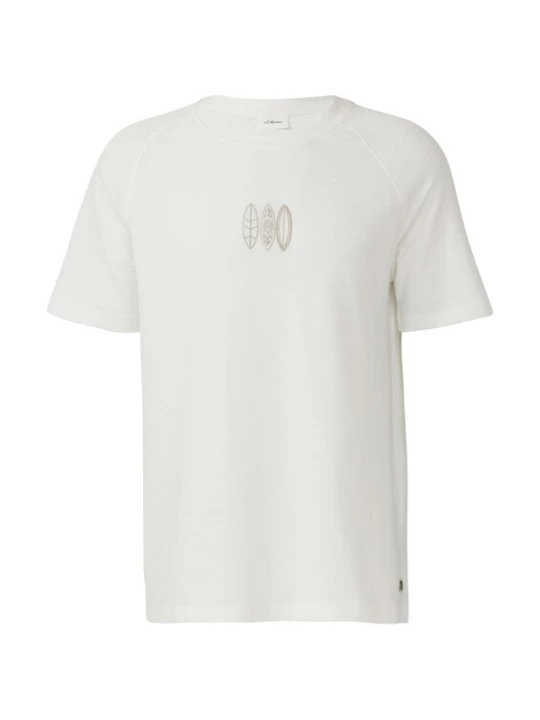 Foto van product .Oliver Shirt zilver / wit s.Oliver