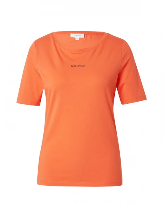 Foto van product .Oliver Shirt zilvergrijs / oranje s.Oliver