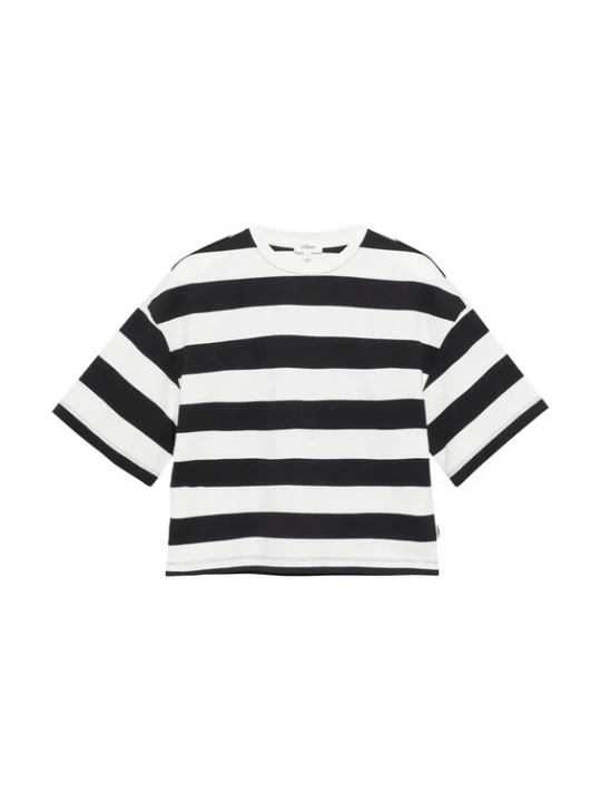 Foto van product .Oliver Shirt zwart / wit s.Oliver
