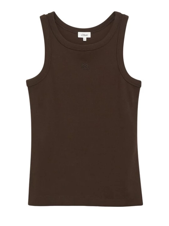 Foto van product .Oliver Top donkerbruin s.Oliver