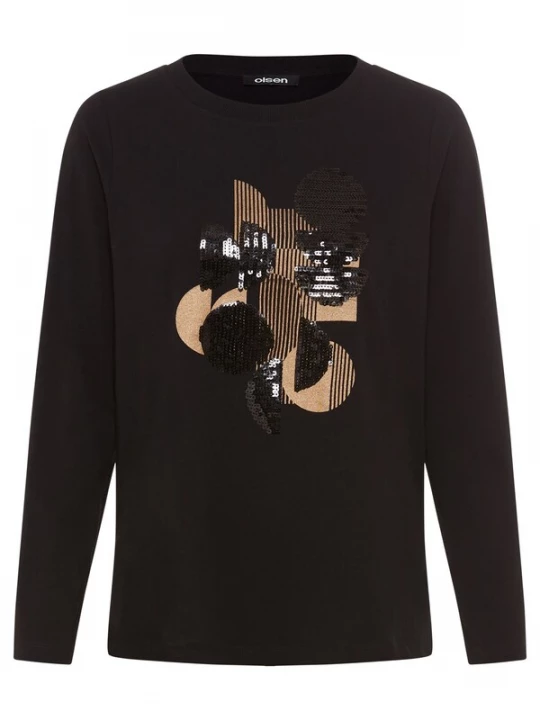 Foto van product Olsen Shirt geel / zwart