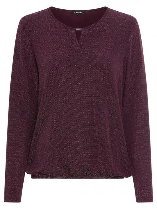 Foto van product Olsen Sweatshirt donkerrood