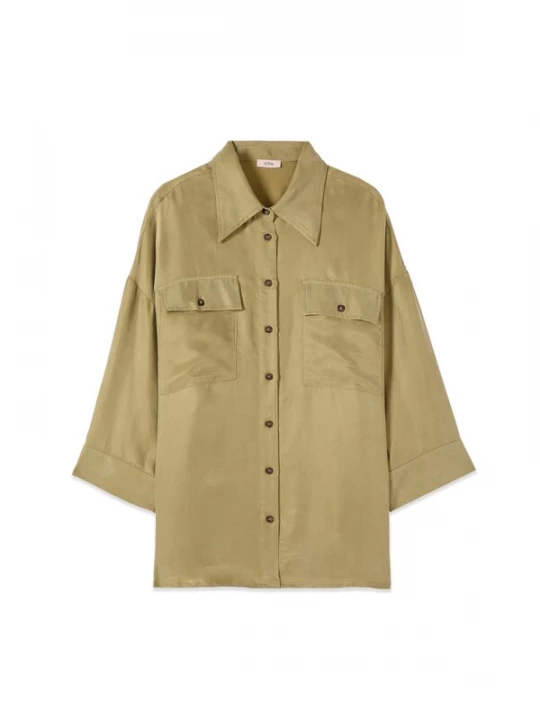 Foto van product oltre Blouse lichtbruin