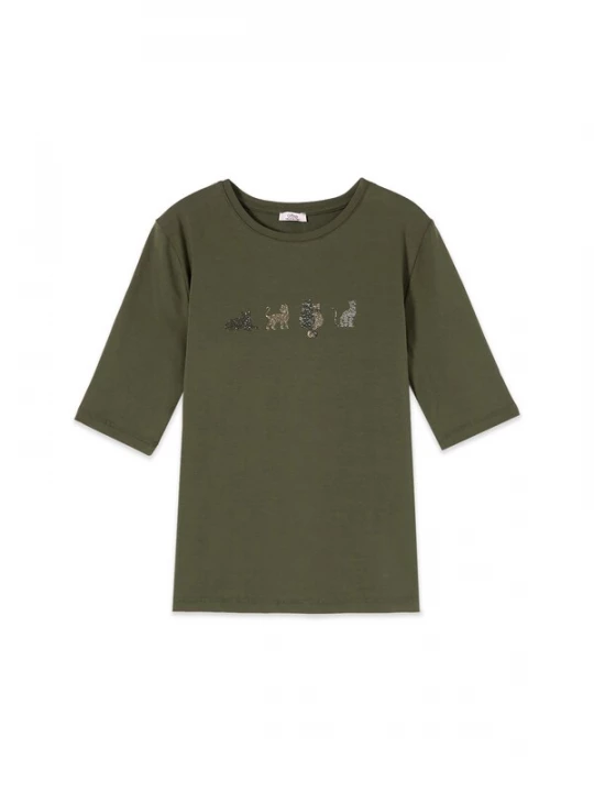 Foto van product oltre Shirt grasgroen