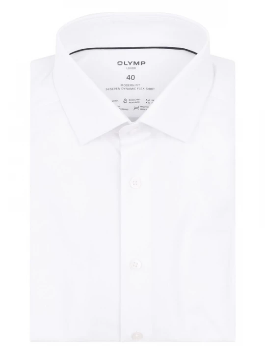 Foto van product OLYMP Overhemd 'Luxor 24 / Seven' wit