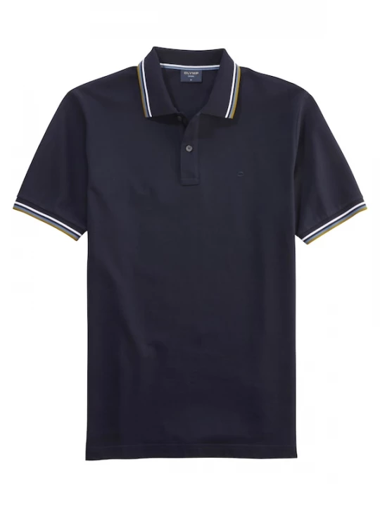 Foto van product OLYMP Shirt marine / lichtblauw / olijfgroen / wit