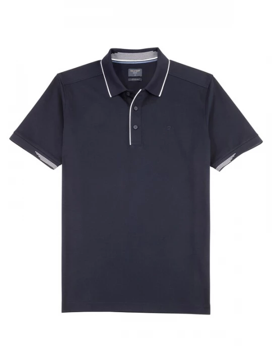 Foto van product OLYMP Shirt marine / wit