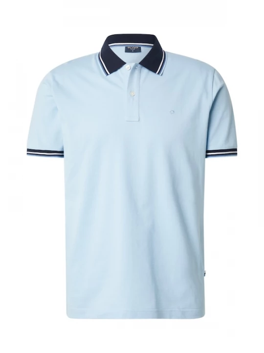 Foto van product OLYMP Shirt navy / cyaan blauw / lichtblauw / wit