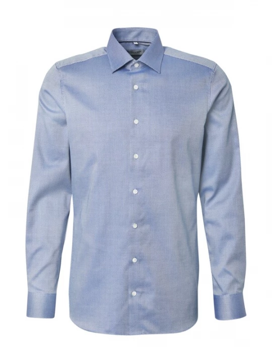 Foto van product OLYMP Zakelijk overhemd navy / wit