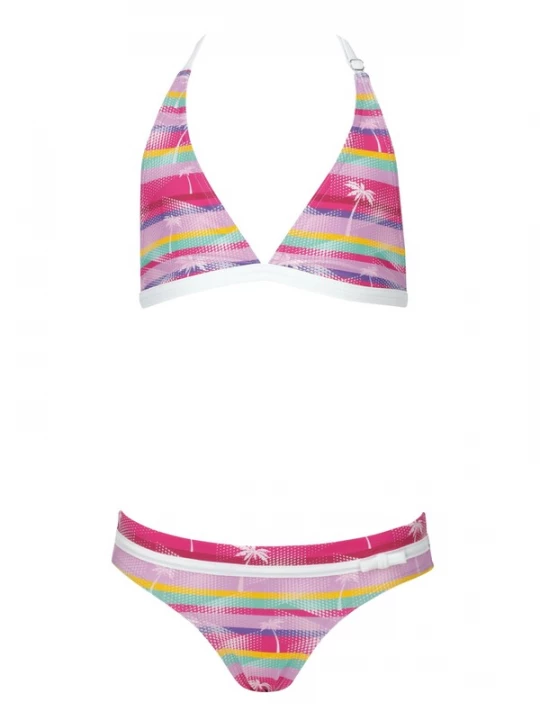 Foto van product OLYMPIA Bikini mintgroen / pink / rosa / wit