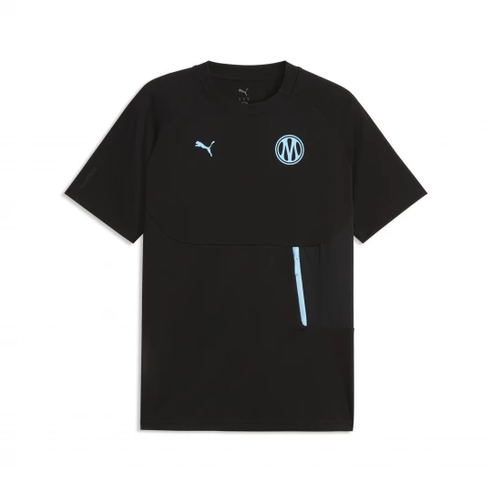 Foto van product Olympique de Marseille PUMATECH T-shirt met zakje voor Heren, Blauw / Zwart