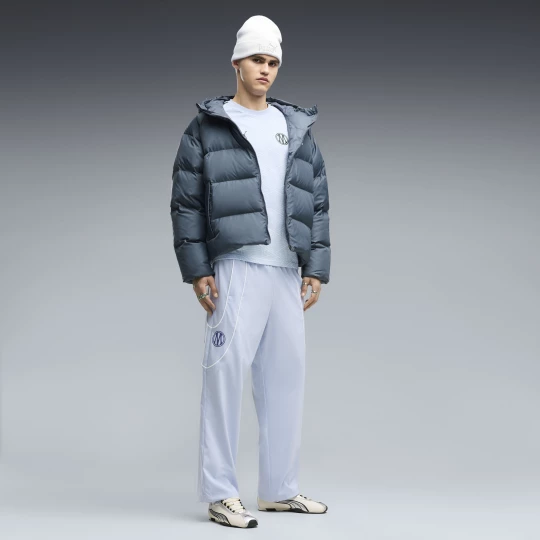 Foto van product Olympique de Marseille PUMATECH-X relaxte trainingsbroek voor Heren, Blauw