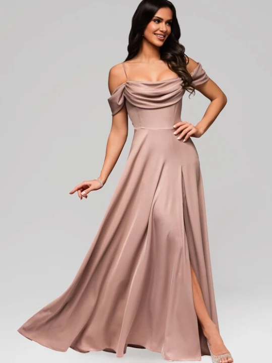 Foto van product Ombre Avondjurk beige