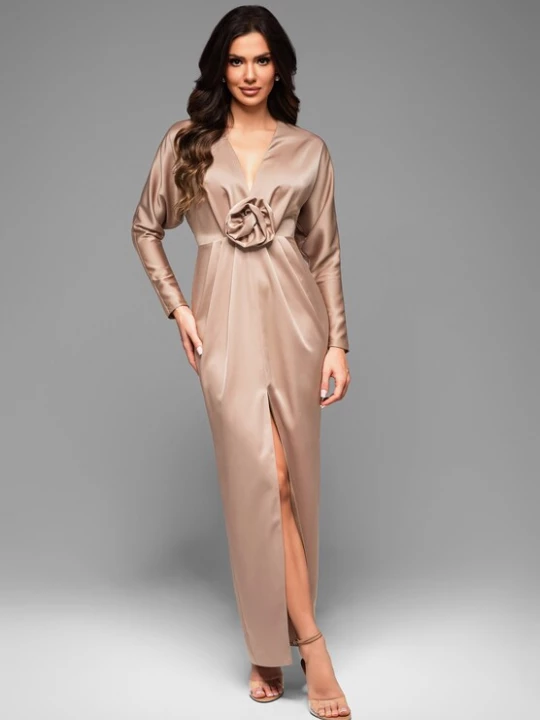 Foto van product Ombre Avondjurk beige