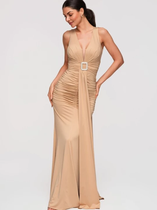 Foto van product Ombre Avondjurk beige