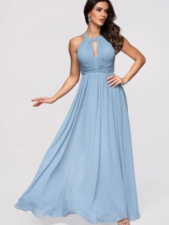 Foto van product Ombre Avondjurk blauw