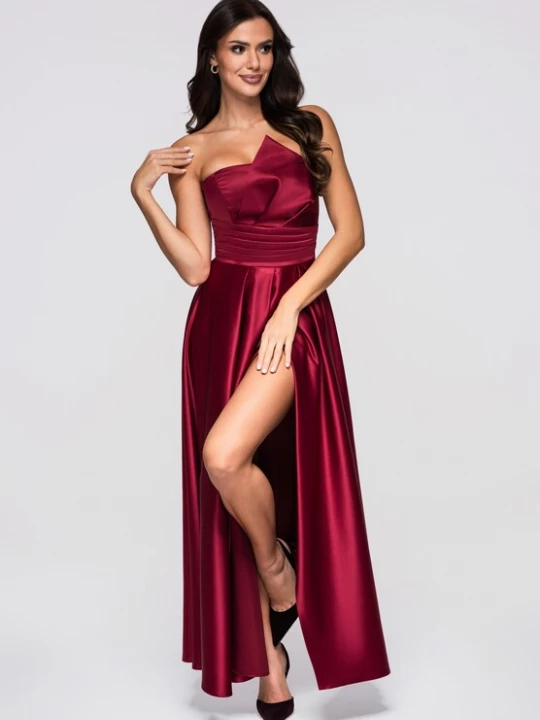 Foto van product Ombre Avondjurk bordeaux