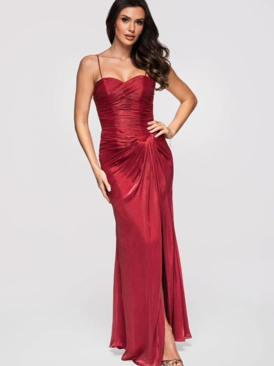 Foto van product Ombre Avondjurk bordeaux