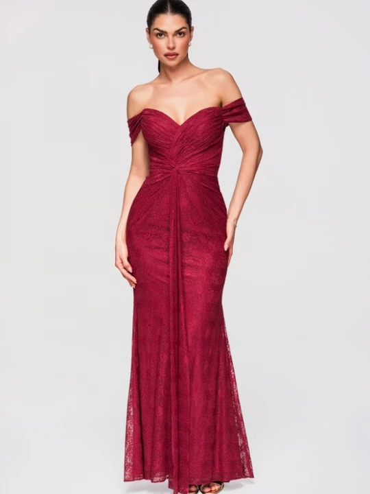 Foto van product Ombre Avondjurk bordeaux
