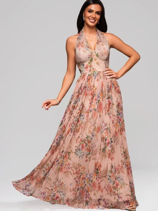 Foto van product Ombre Avondjurk gemengde kleuren