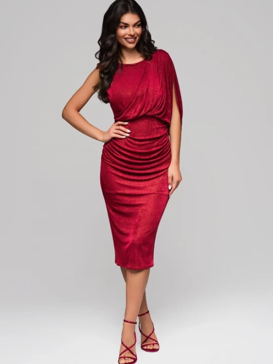 Foto van product Ombre Avondjurk grenadine