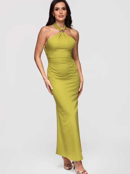 Foto van product Ombre Avondjurk groen