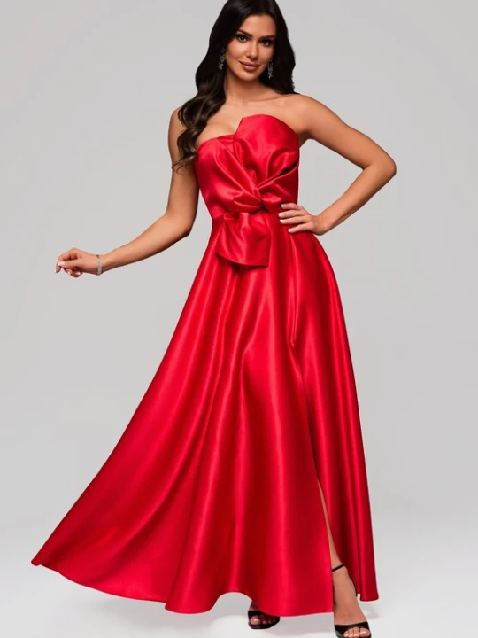 Foto van product Ombre Avondjurk 'LA-OM-DLR004' rood