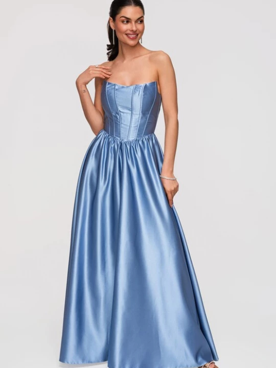 Foto van product Ombre Avondjurk 'LA-OM-DLR351' blauw