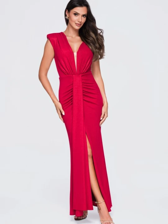 Foto van product Ombre Avondjurk 'LA-OM-DLR412' rood
