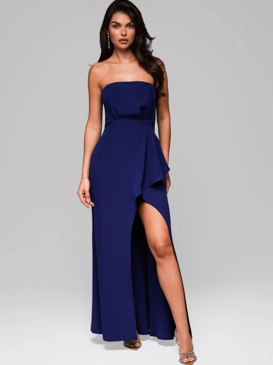 Foto van product Ombre Avondjurk navy