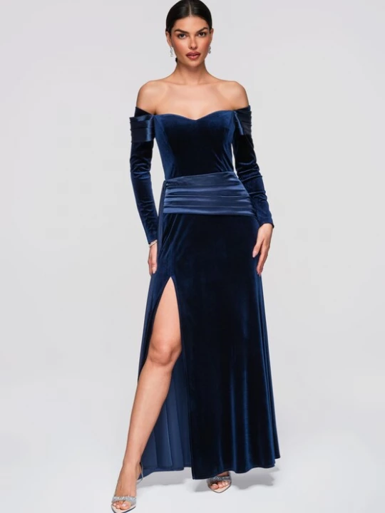 Foto van product Ombre Avondjurk navy