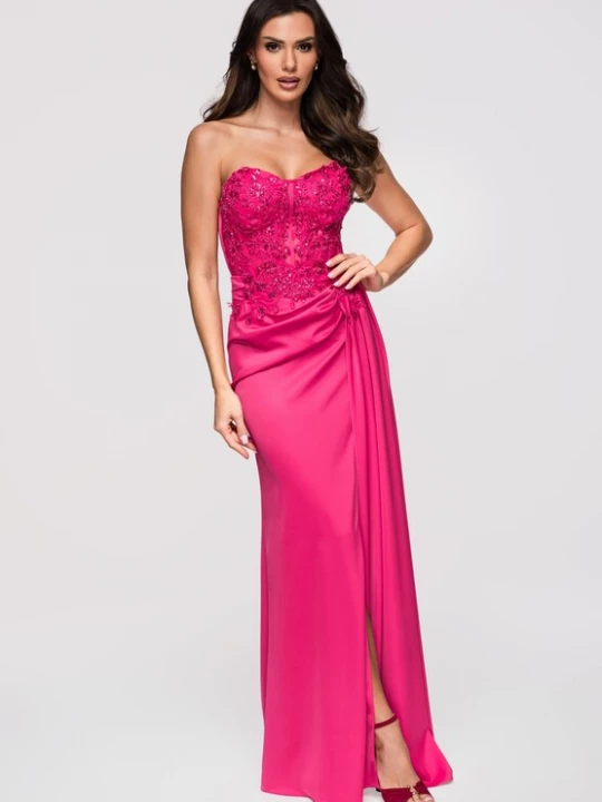 Foto van product Ombre Avondjurk pink