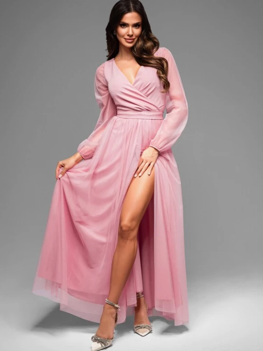 Foto van product Ombre Avondjurk pink