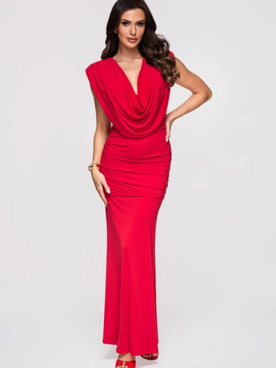 Foto van product Ombre Avondjurk rood