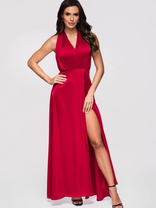 Foto van product Ombre Avondjurk rood