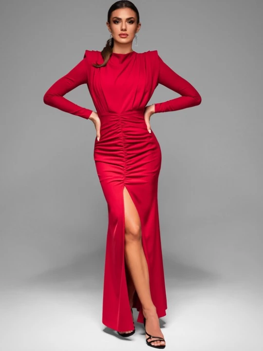 Foto van product Ombre Avondjurk rood