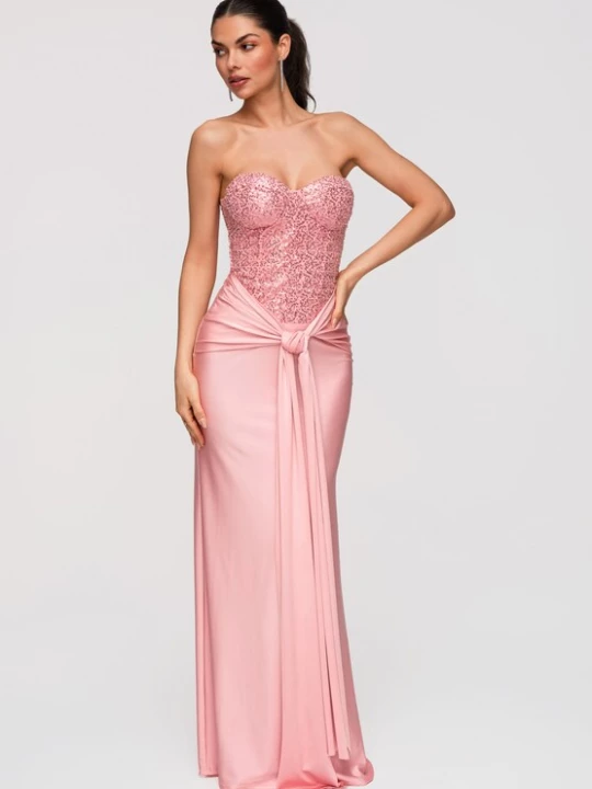 Foto van product Ombre Avondjurk rosa